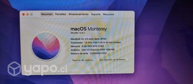 MacBook Air 2015, 13" - Imagen 5
