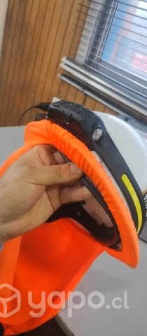 Linterna LED de cabeza o casco con carga USB tipo - Imagen 5