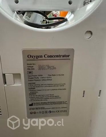 Concentrador de oxigeno