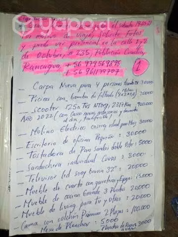 Venta de Garaje