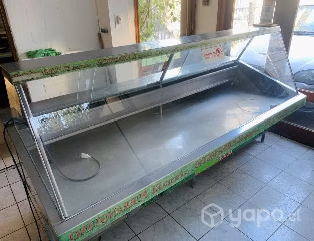 Vitrina refrigerada de acero inoxidable