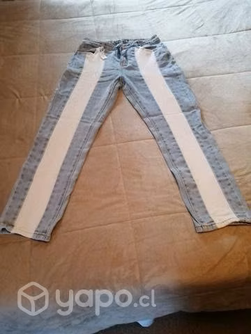 Jeans bicolor.
