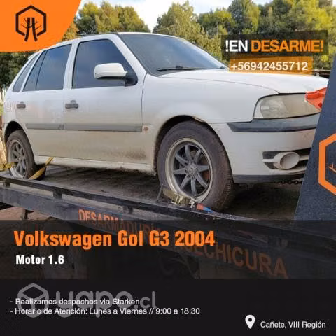 Multiple escape volkswagen gol g3 2004