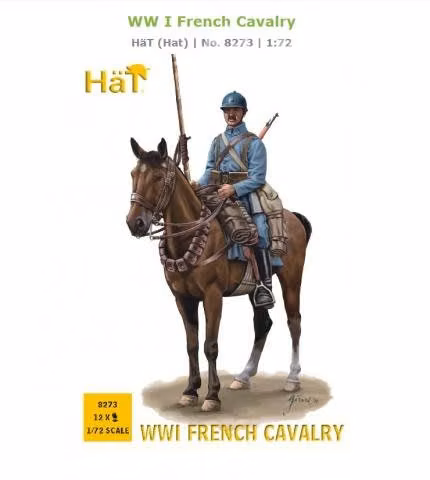 Maqueta Caballería Francesa I Guerra Mundial, 1/72