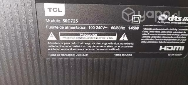 Tv TCL 50"