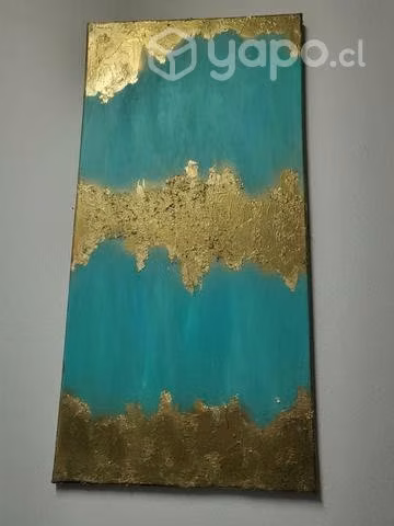 Pinturas abstractos y paisajes diferentes tamaños