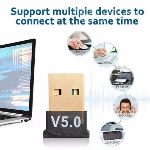Bluetooth 5.0 USB (controles, bocinas, audífonos) - Imagen 3