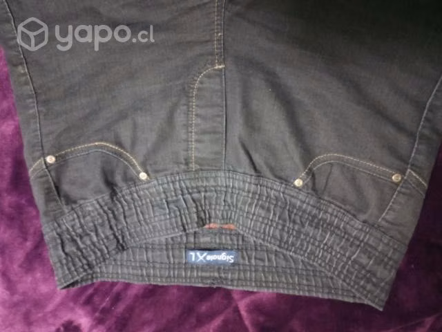Jeans XL tiro alto