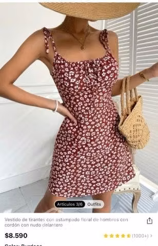 Vestido shein talla s