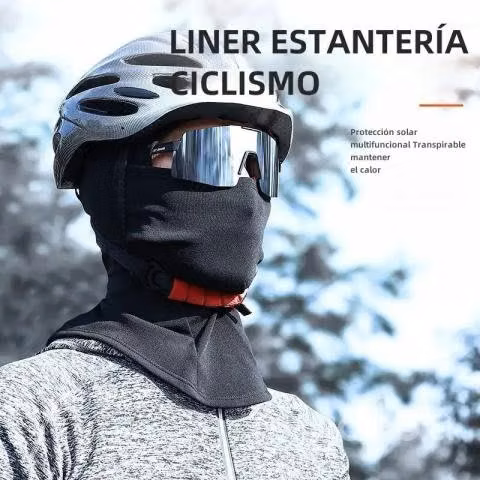 Pasamontañas resistente al viento con Forro polar