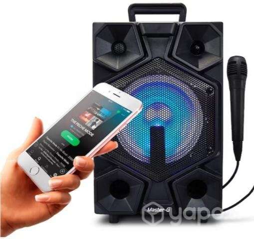 Parlante Master G SPB8B BT + Micrófono NUEVO - Imagen 3