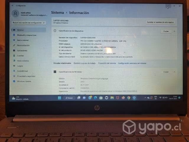 Notebook HP