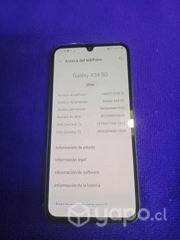 Samsung Galaxy A34 dúo - Imagen 3