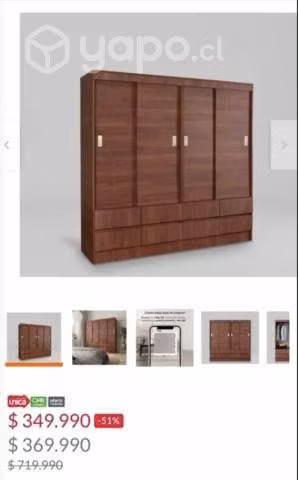 Closet cic maule 4 puertas