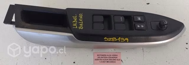 Botonera Alza Vidrio Del izq (SZB139) Suzuki Balen