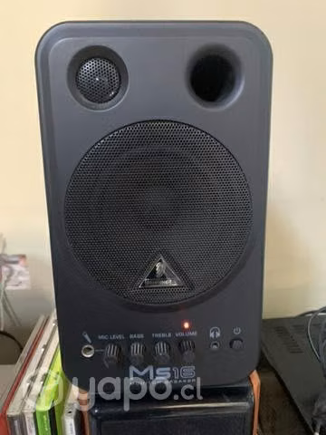 Sistema sonido mixer vintage + parlantes studio
