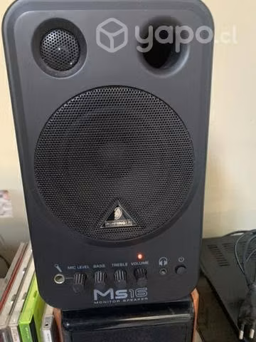 Sistema sonido mixer vintage + parlantes studio