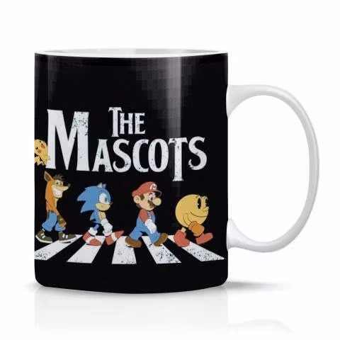 Taza/Tazon/Mug The Mascots Sonic, Mario, Pacman Pa