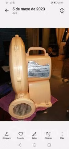 Turbina para juegos inflables