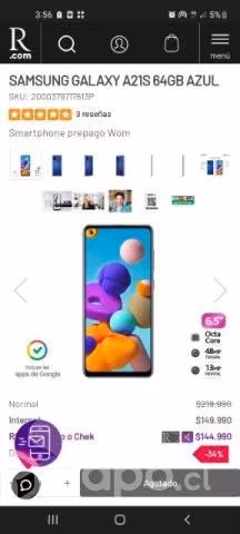 Samsung a21s excelente estado - Imagen 2