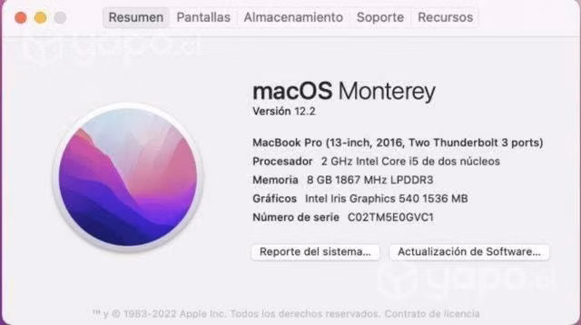 Mac excelente estado