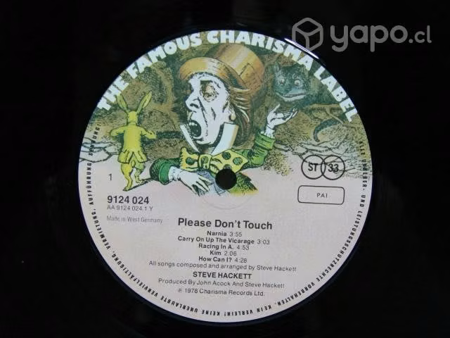 Vinilo Steve Hackett Please Don't Touch 1978 Ed A