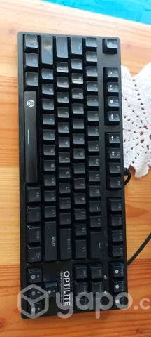 Teclado mecánico gamer con luces