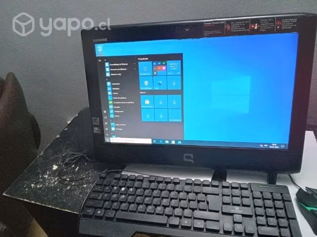 Computador compac todo en uno ,buen estado se re - Imagen 2