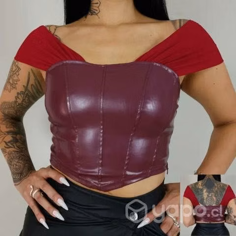Crops eco cuero menina