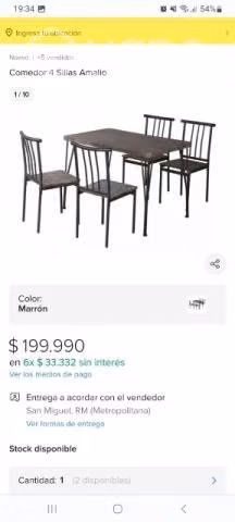 Excelente comedor Semi nuevo a buen precio