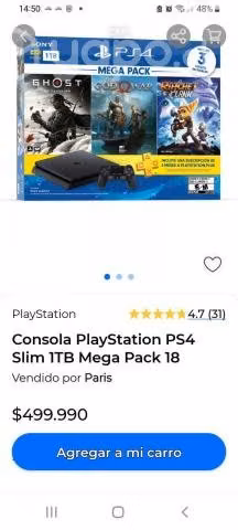 PlayStation PS4 Slim 1TB Mega Pack 18