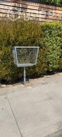 Canasto para basura exterior
