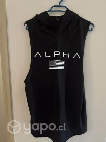 Polera sin mangas Gym Fitness