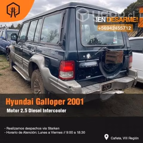 Bieleta hyundai galloper 2001