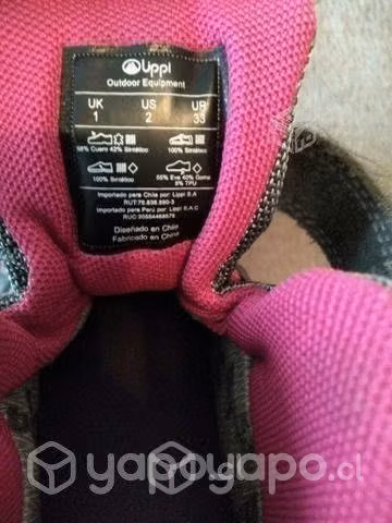 Zapatillas Outdoor Lippi Caña Alta Número 33