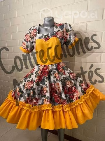 Vestido Huasa Mujer