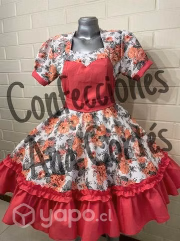 Vestido Huasa Mujer