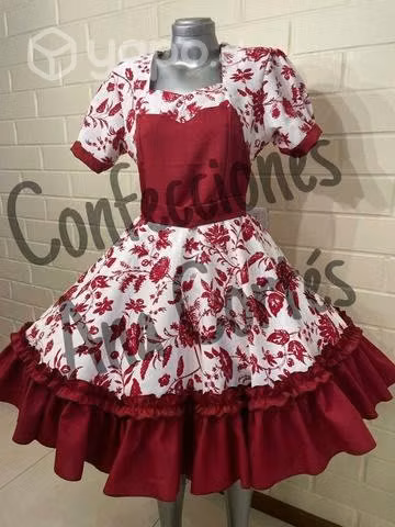Vestido Huasa Mujer