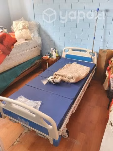 Cama Clinica + Colchón Antiescara