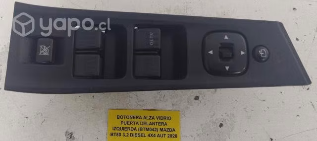 Botonera Alza Vidrio Puerta Delantera Izquierda (B