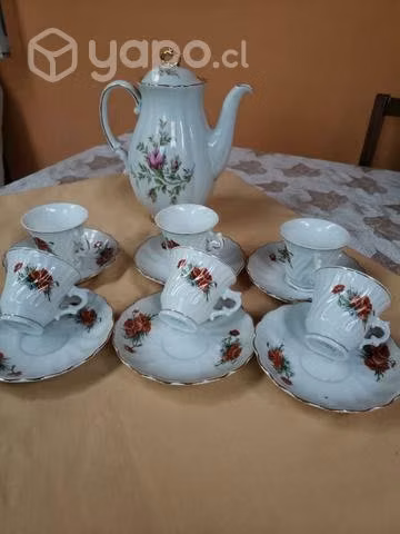 Juego de cafe. Antiguo
