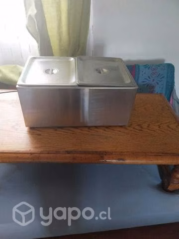 Calentador Alimentos Baño María 2 depositos