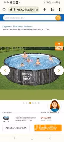 Piscina casi nueva
