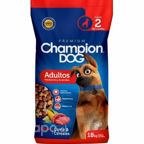 Comida para Perros - Champion dog adultos 18kg