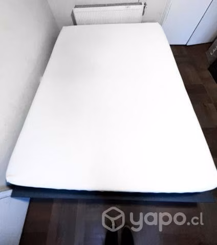 Base Cama 2 Plazas Europea + Colchon Cic Orthopedi