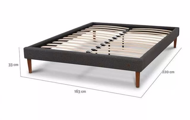 Base Cama 2 Plazas Europea + Colchon Cic Orthopedi