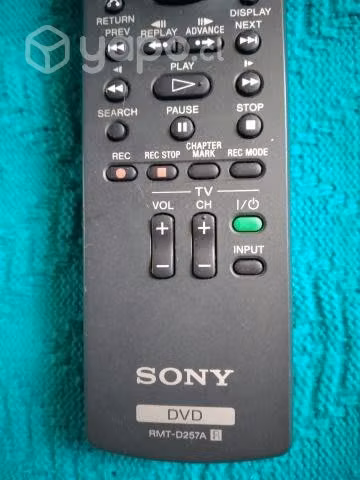 Sony control grabador dvd ( rdr-gx380 rdr-gx257 )