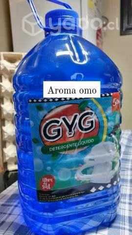 detergentes y cloro 5 litros