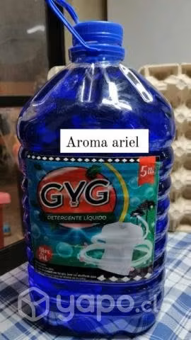 detergentes y cloro 5 litros