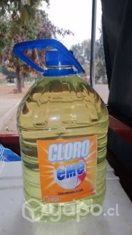 detergentes y cloro 5 litros